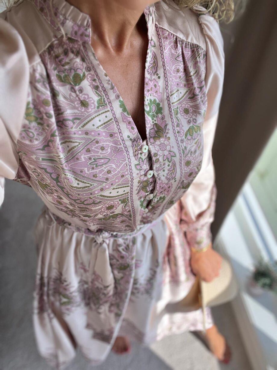 Neo Noir Nova Paisley Border Dress