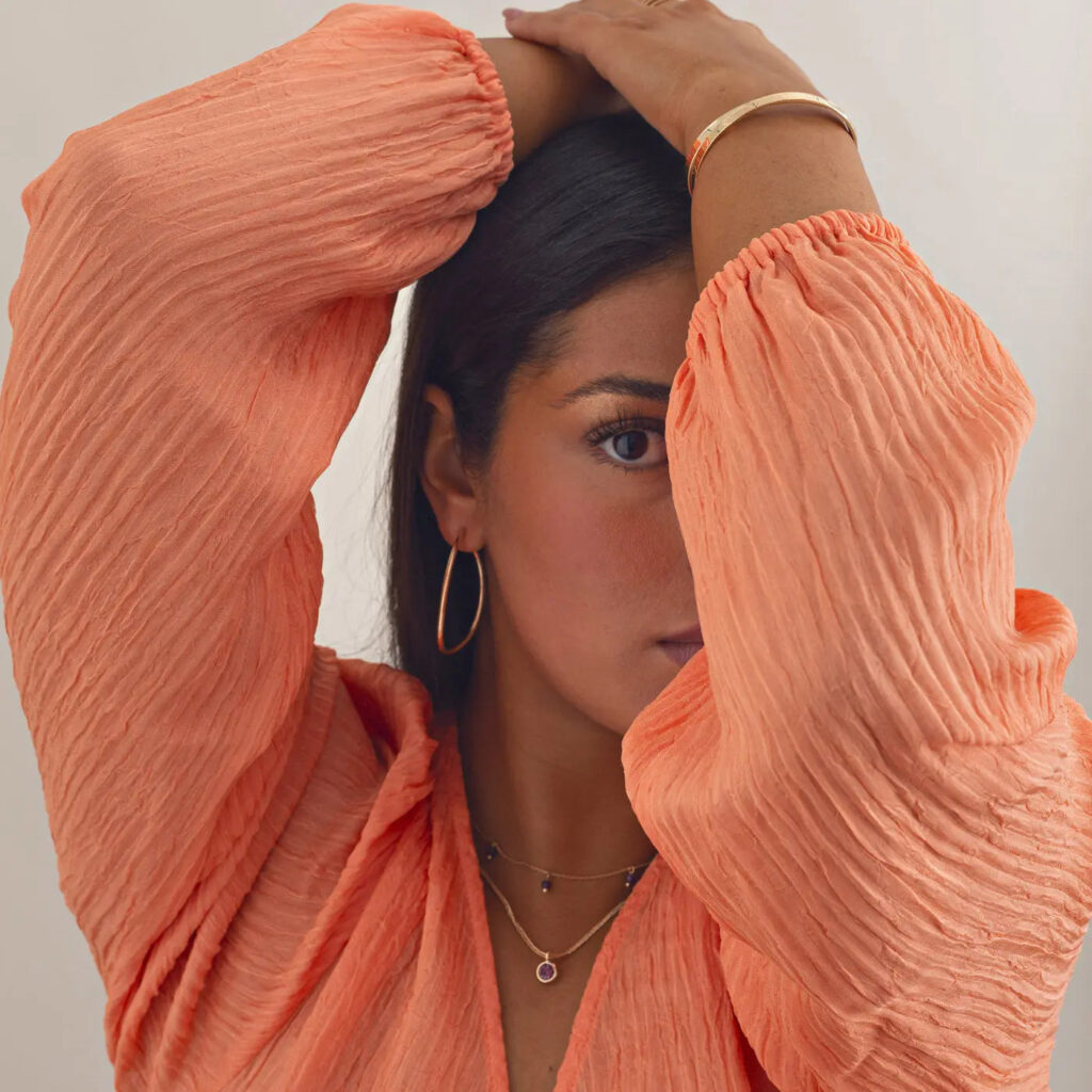 Timi of Sweden Natalie Thin Large Hoop