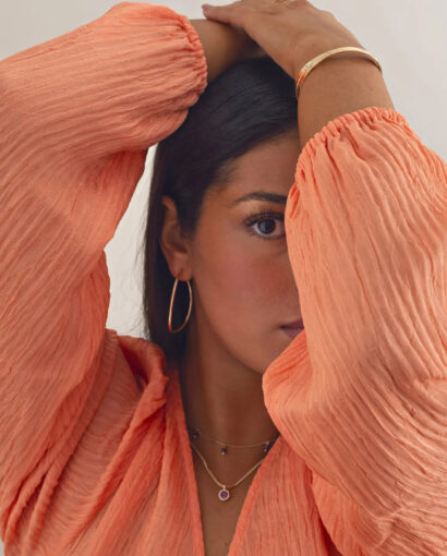 Timi of Sweden Natalie Thin Large Hoop