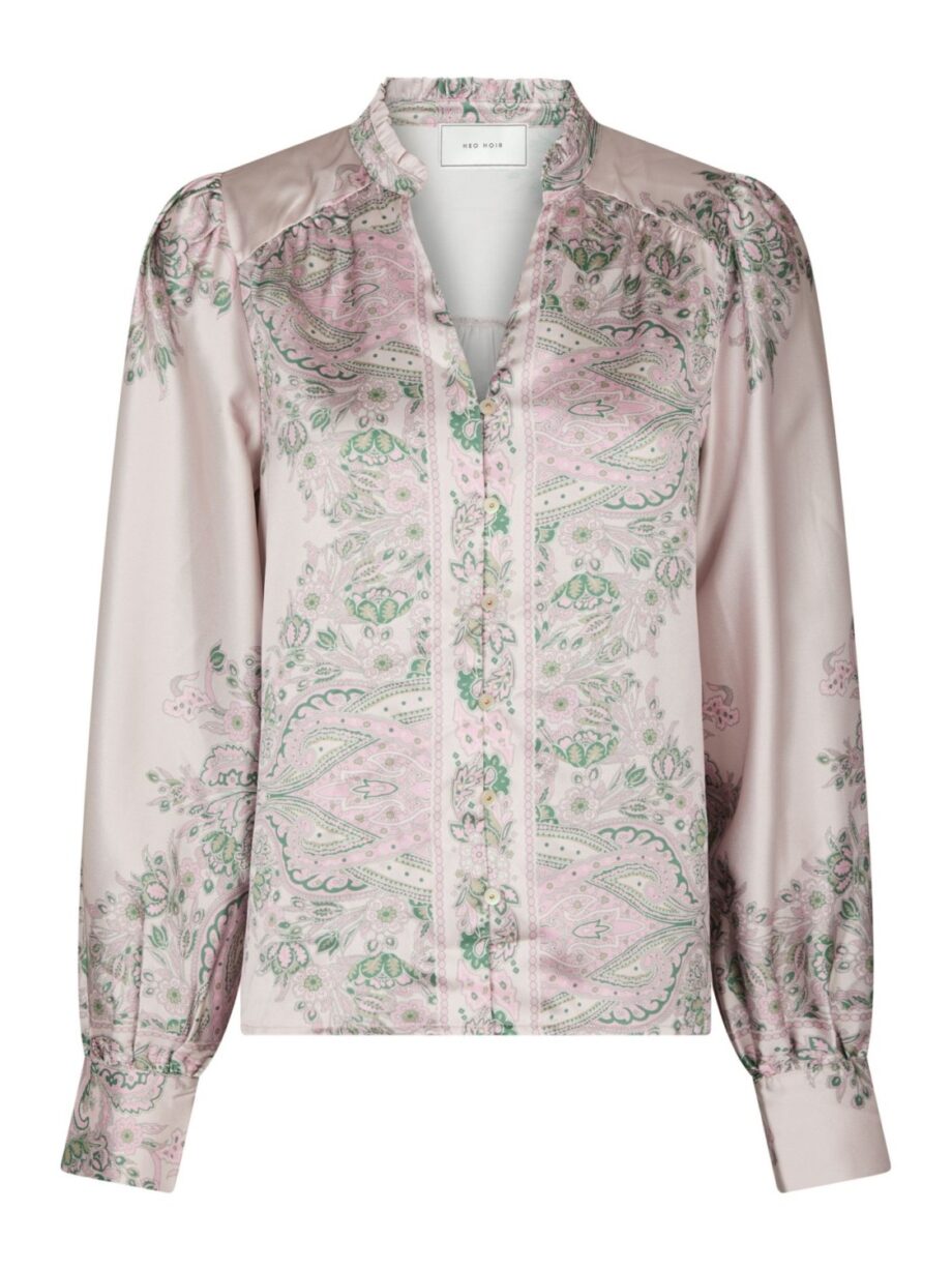 Neo Noir Massima Paisley Border Blouse