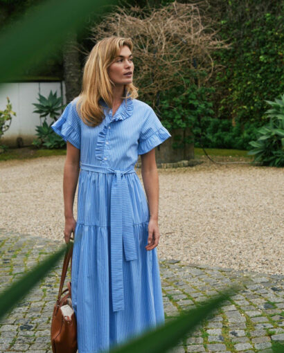Neo Noir Nellie Stripe Dress