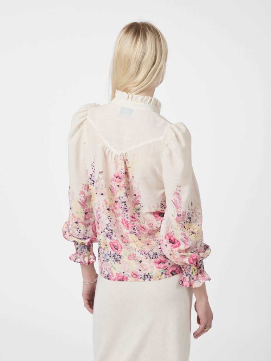 Neo Noir Calloma Flower Print Blouse