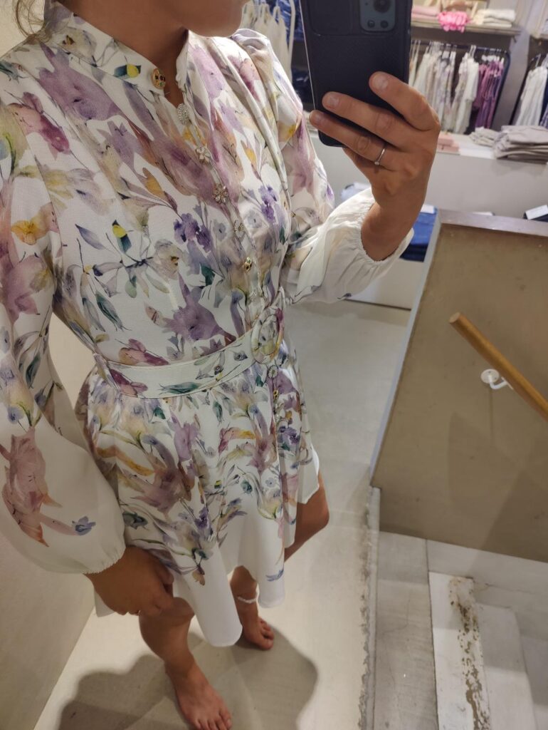 Copenhagen Luxe Purple Print Short Dress