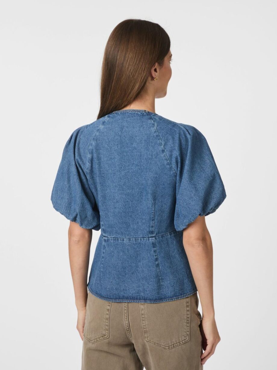Neo Noir Irina Denim Blouse