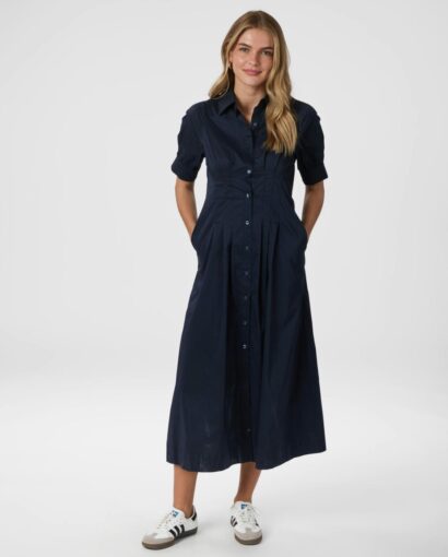 Neo Noir Baia Poplin Dress