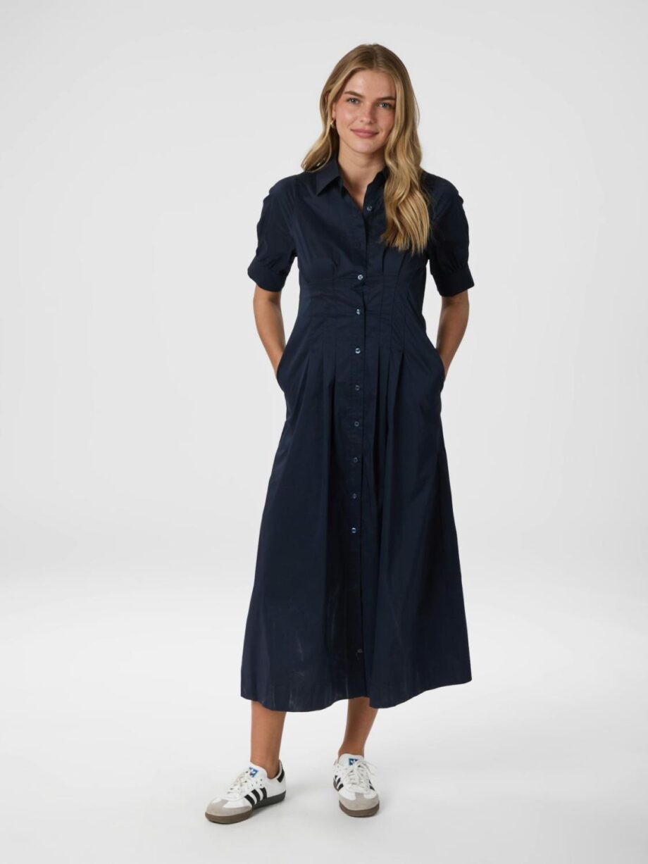 Neo Noir Baia Poplin Dress