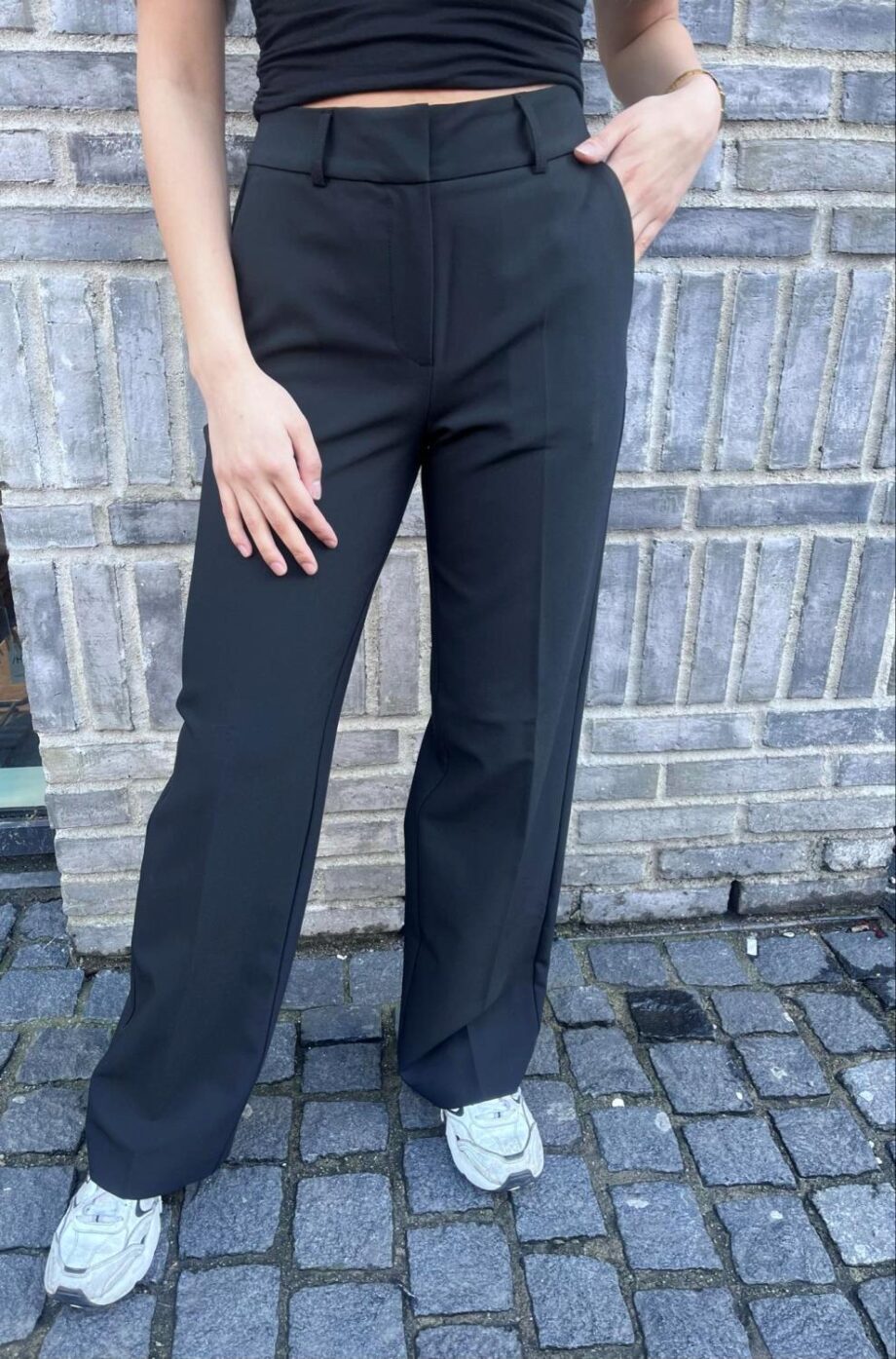 Selected Femme Rita Wide Pant Black 32