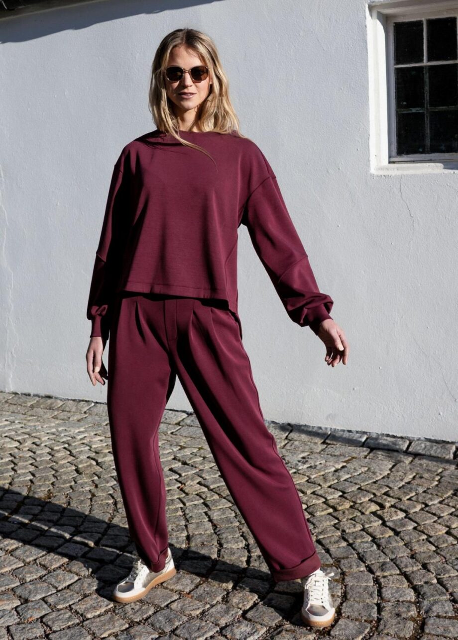 Close to my heart Karma Sweater Jersey Burgundy