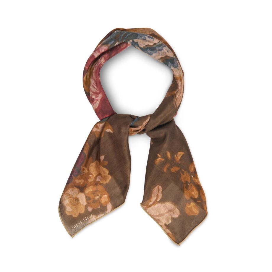 Tapis Noir LIght Daisy Scarf 67x67