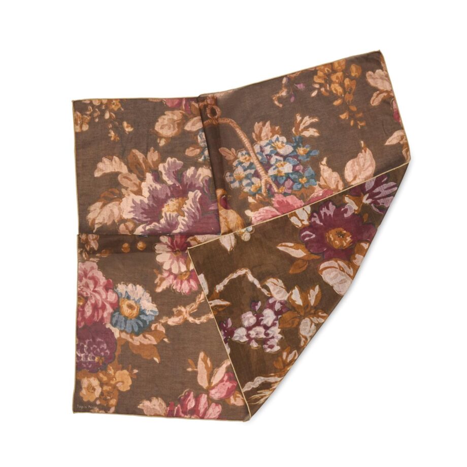Tapis Noir LIght Daisy Scarf 67x67