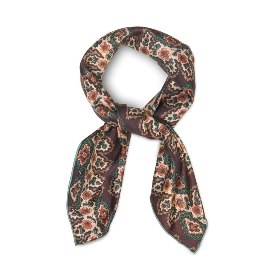 Tapis Noir Small Classical Dara Scarf 67x67