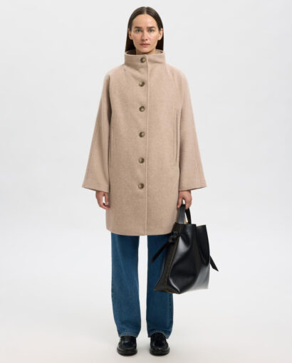 Selected Femme Vinni Wool Blend Coat