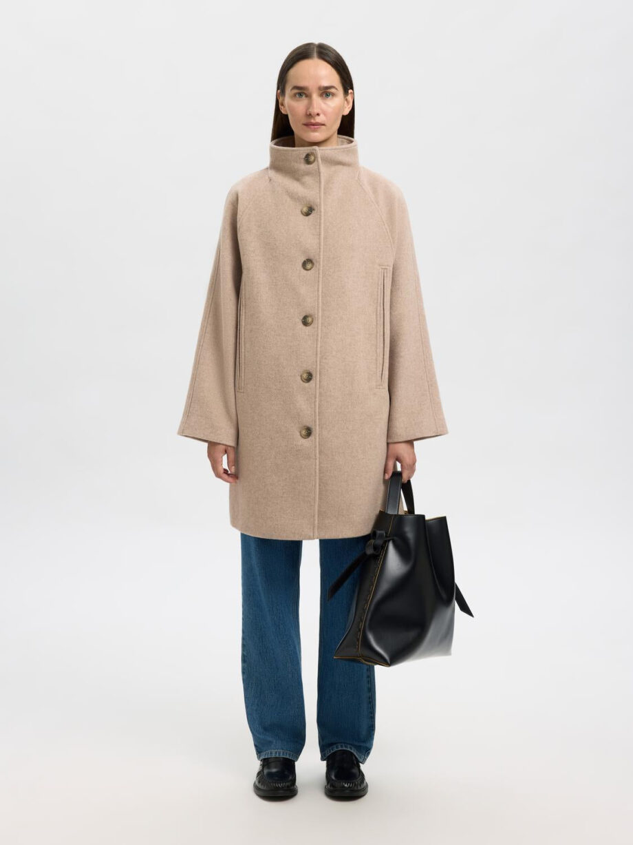 Selected Femme Vinni Wool Blend Coat