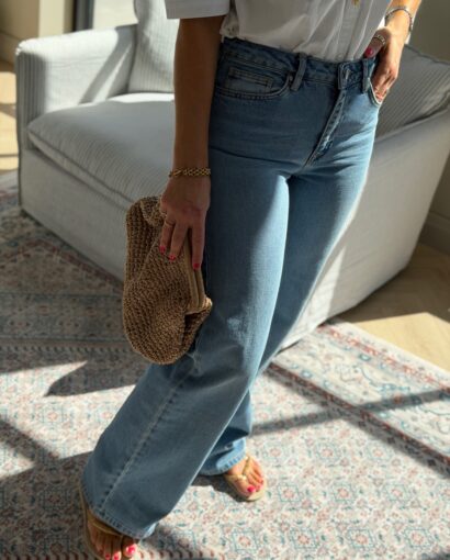 My Essential Wardrobe The Louis 139 High Wide 34 – Vide jeans med høyt liv