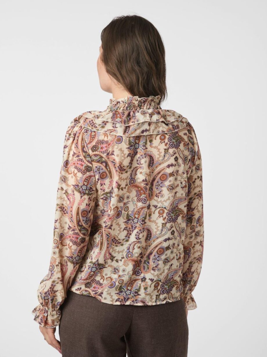 Neo Noir Ivey Art Paisely Blouse