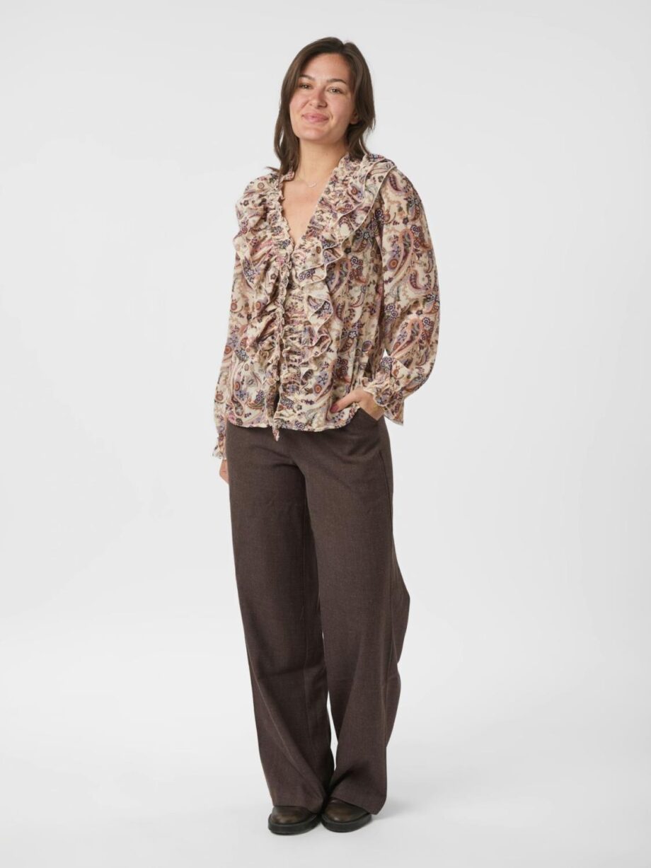 Neo Noir Ivey Art Paisely Blouse