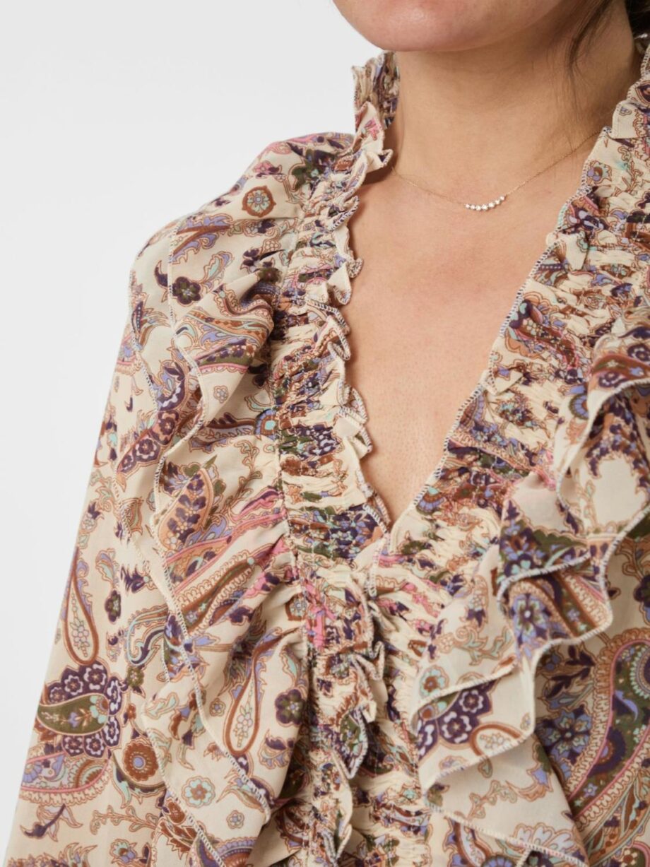 Neo Noir Ivey Art Paisely Blouse