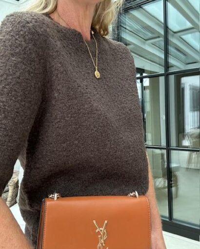 Selected Femme Lou 2/4 Knit O-Neck
