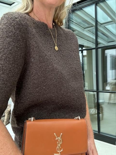 Selected Femme Lou 2/4 Knit O-Neck