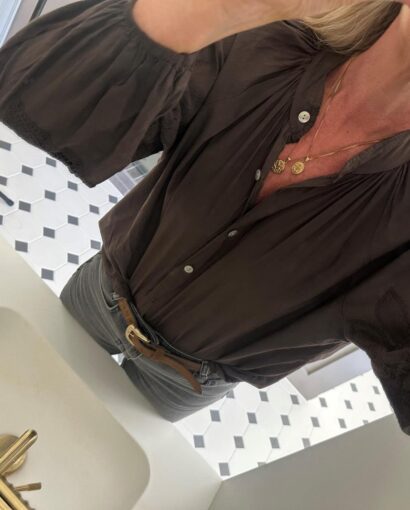Le Coco Siri Blouse Choco