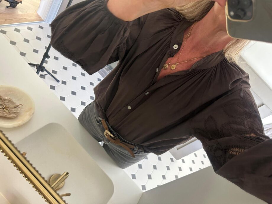 Le Coco Siri Blouse Choco