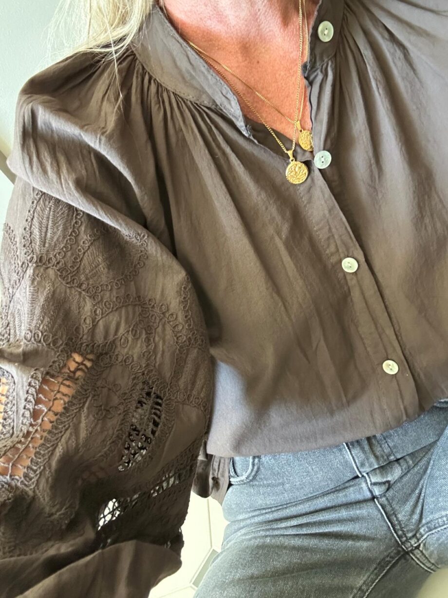 Le Coco Siri Blouse Choco