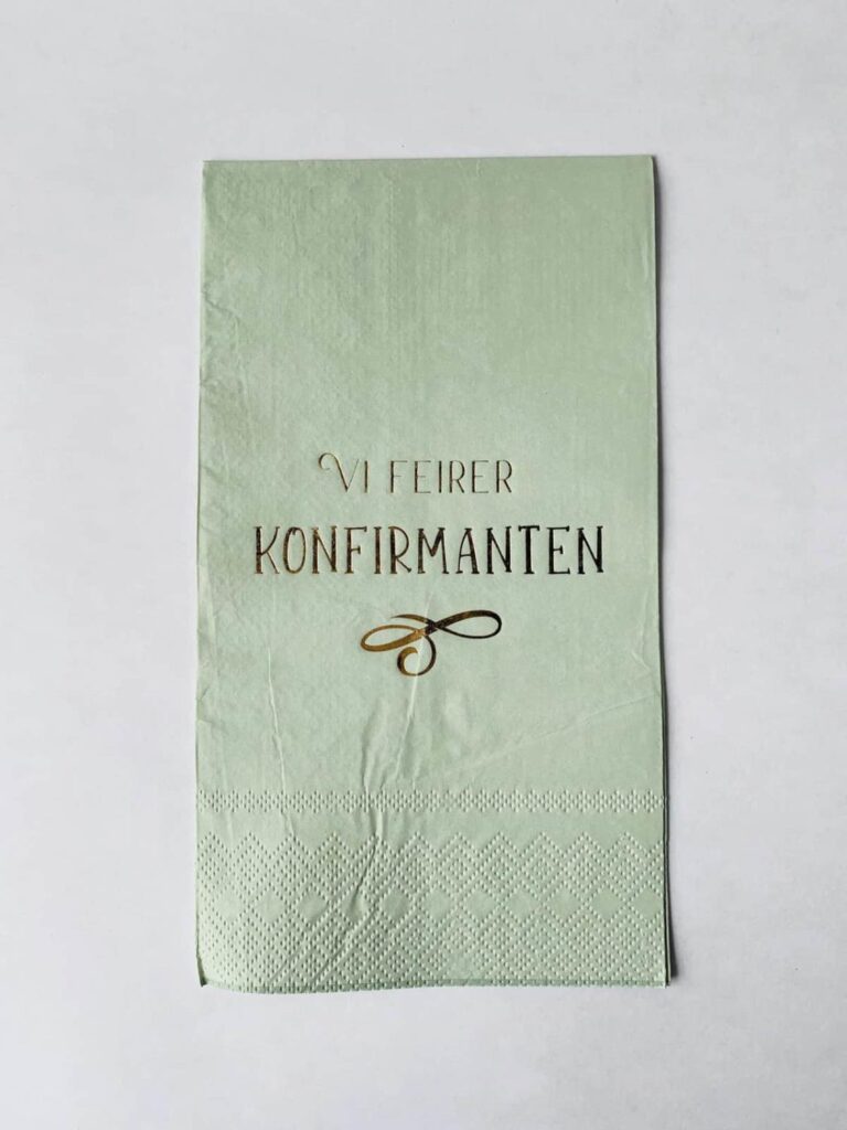 Trend Design Serviett Konfirmaten
