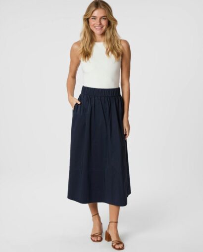 Neo Noir Yara Poplin Skirt