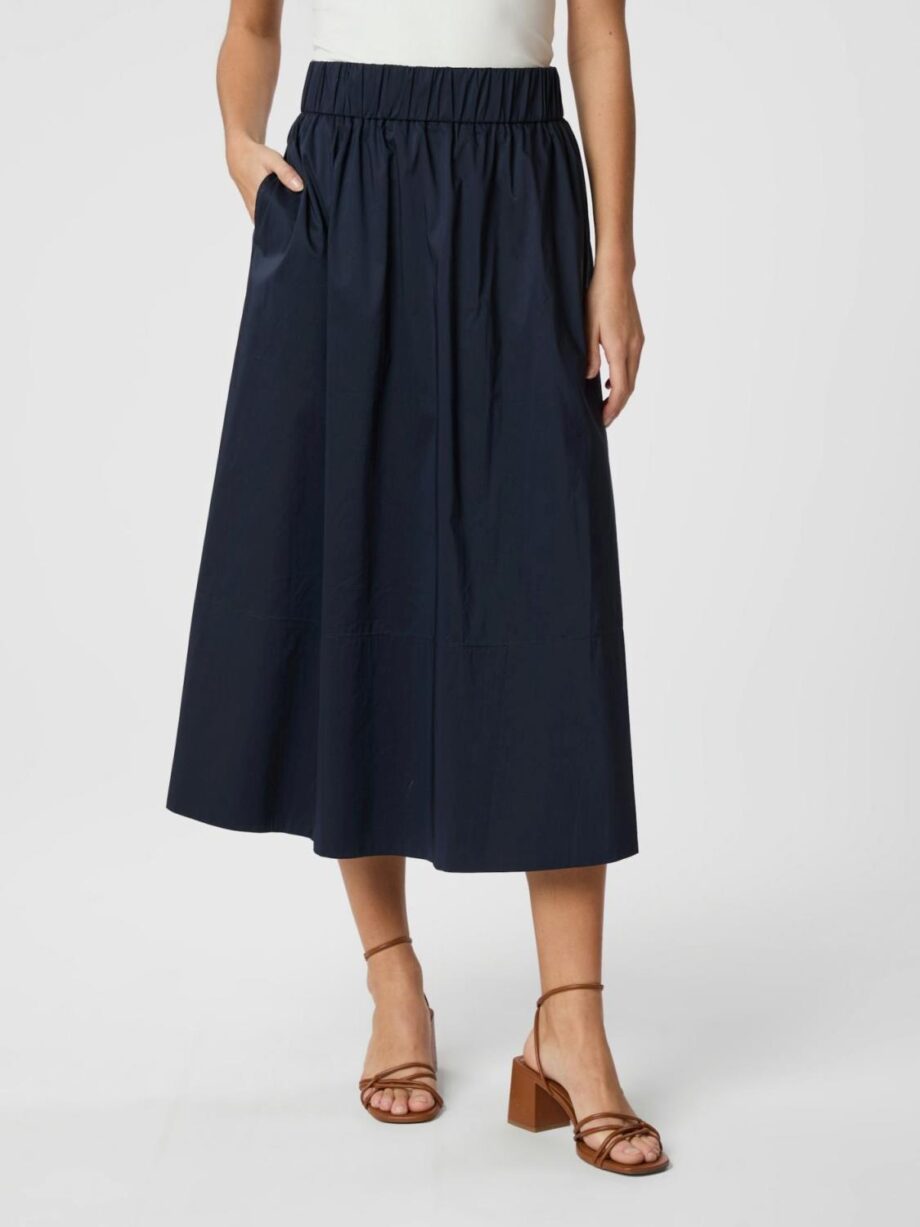 Neo Noir Yara Poplin Skirt