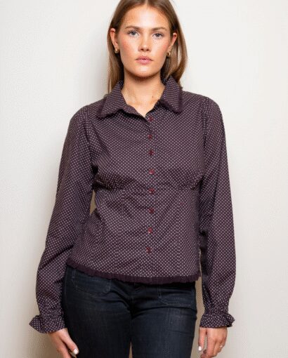 Miss Maya Live Blouse Cocoa Poplin