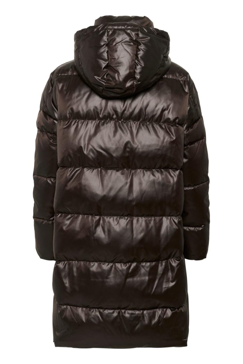 My Essential Wardrobe Glossy Down Long Jacket