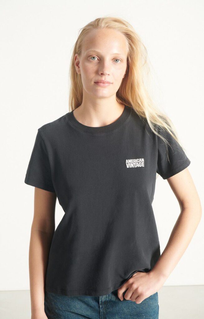American Vintage T-Shirt Tenebre YKO02CH25