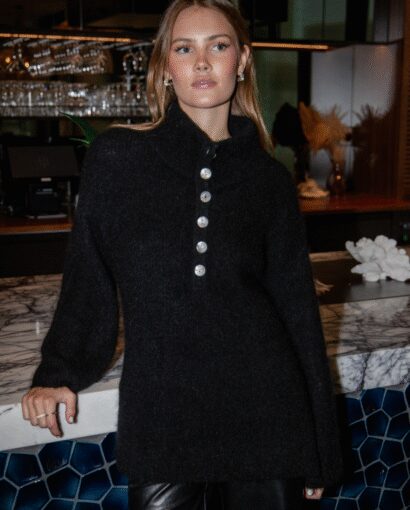 Miss Maya Enea Sweater Black