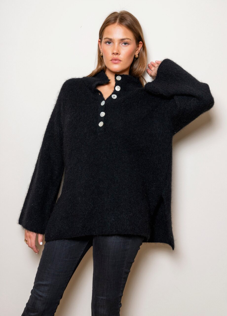 Miss Maya Enea Sweater Black