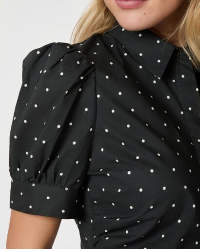 Neo Noir Frannie Dot Shirt