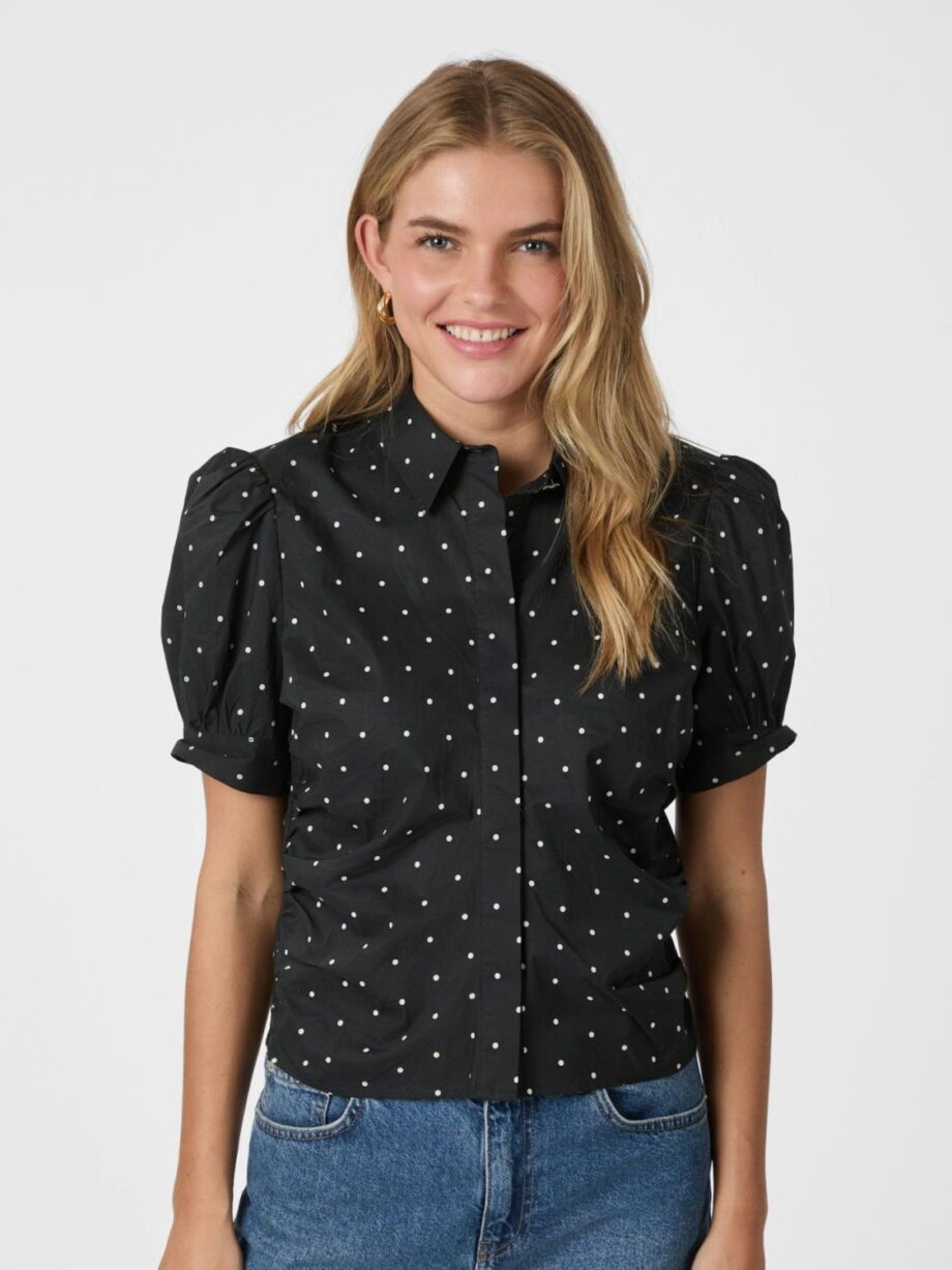 Neo Noir Frannie Dot Shirt