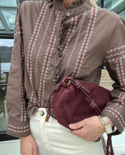 Le Coco Clara Blouse Choco