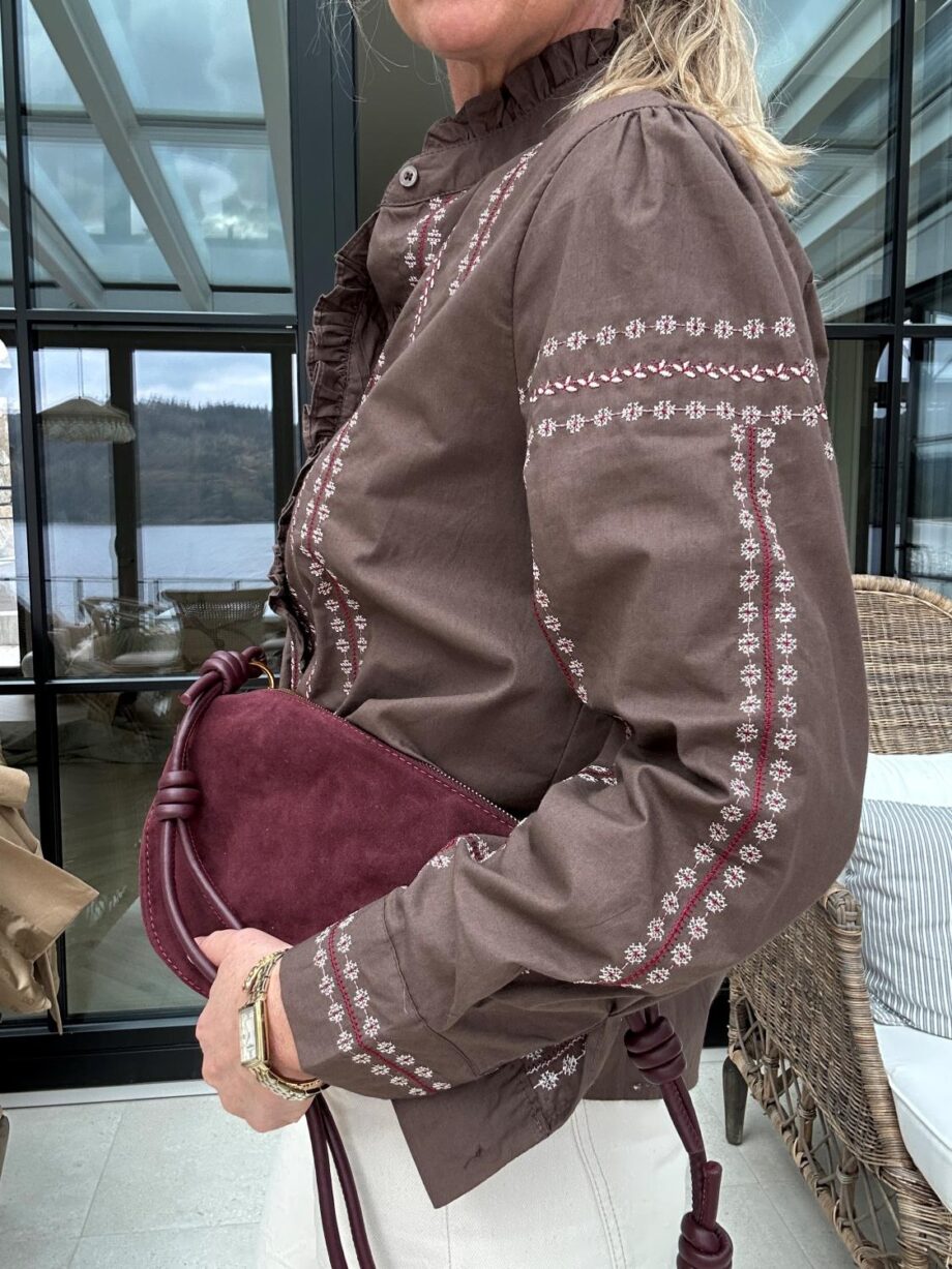 Le Coco Clara Blouse Choco