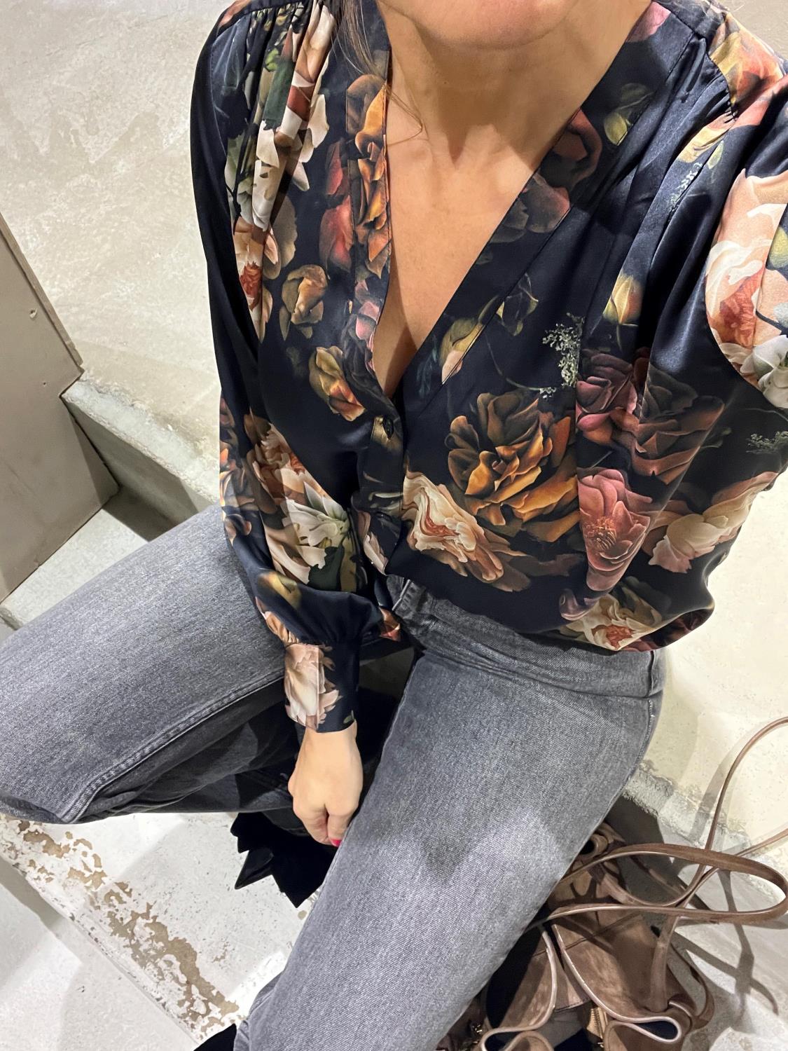 Karmamia Amelia Shirt Scarlett Flower