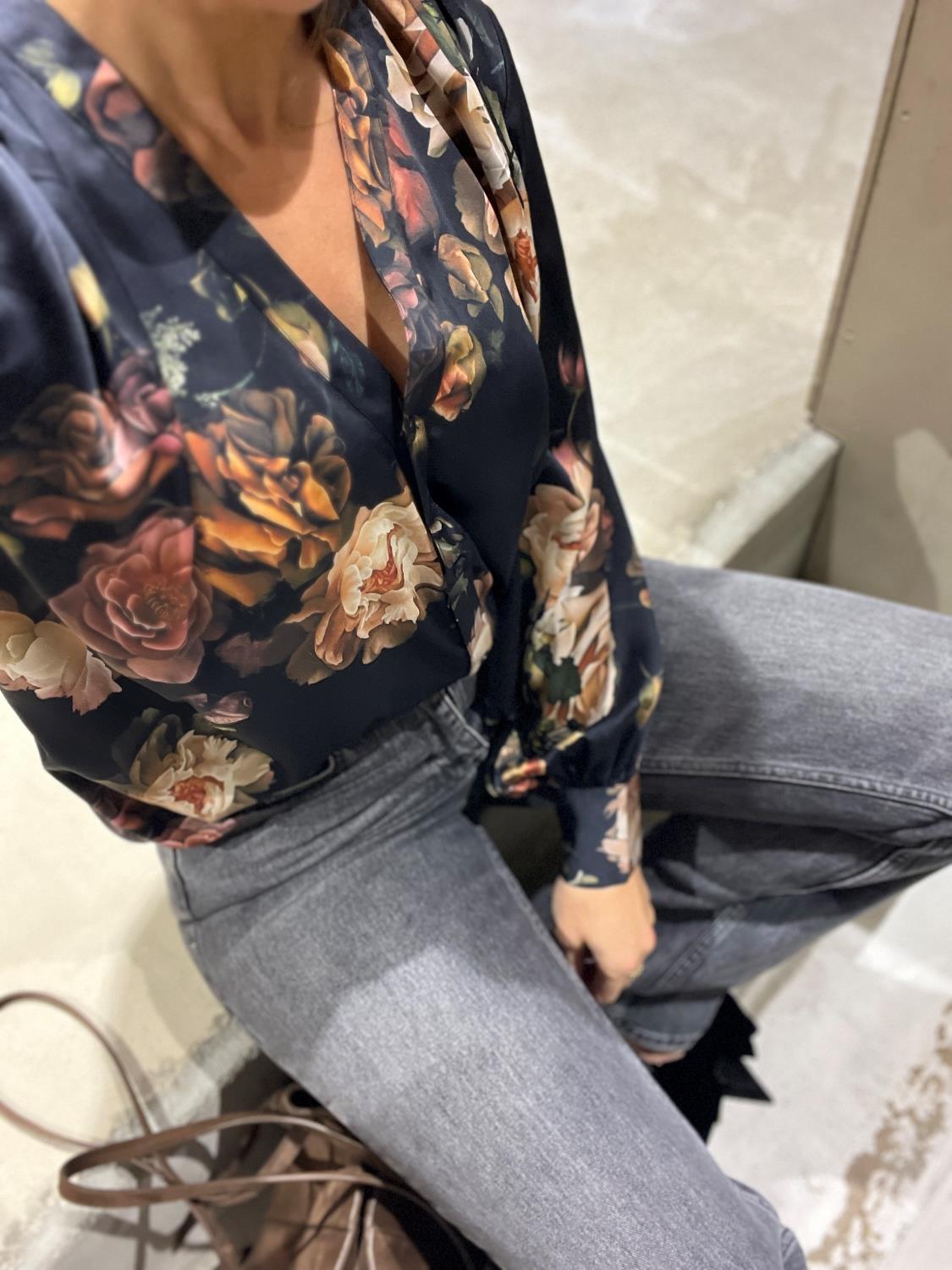 Karmamia Amelia Shirt Scarlett Flower