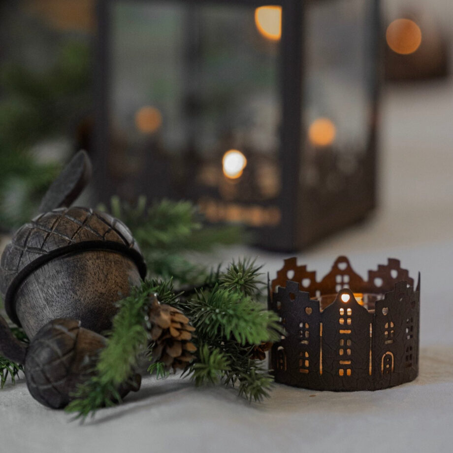 Søgne Home Lysholder Juleby Liten