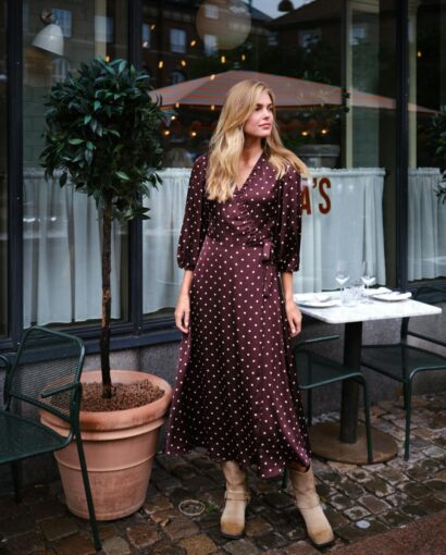 Neo Noir Malinga Dot Dress