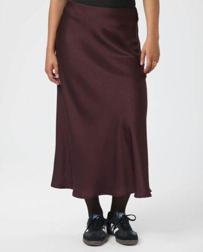 Neo Noir Bovary Skirt Burgundy