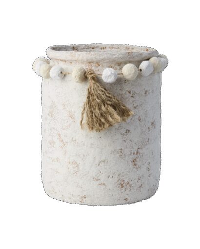 Affari Angus Pot Off White Ø20H24