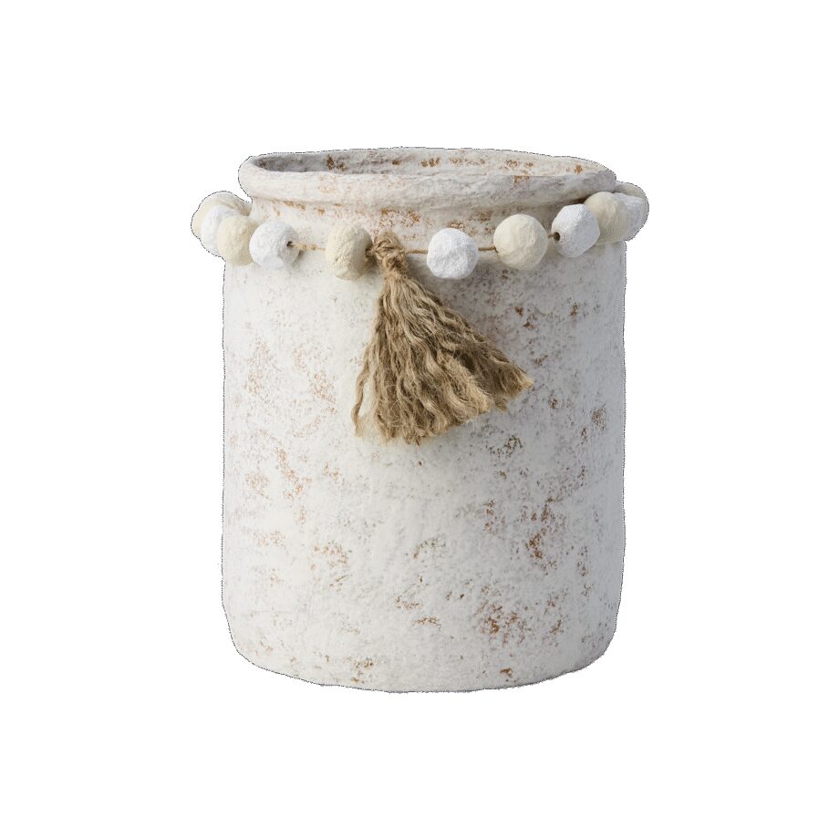 Affari Angus Pot Off White Ø20H24