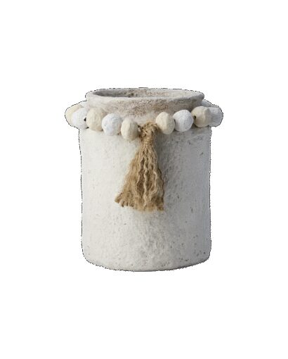 Affari Angus Pot Off White Ø16H19