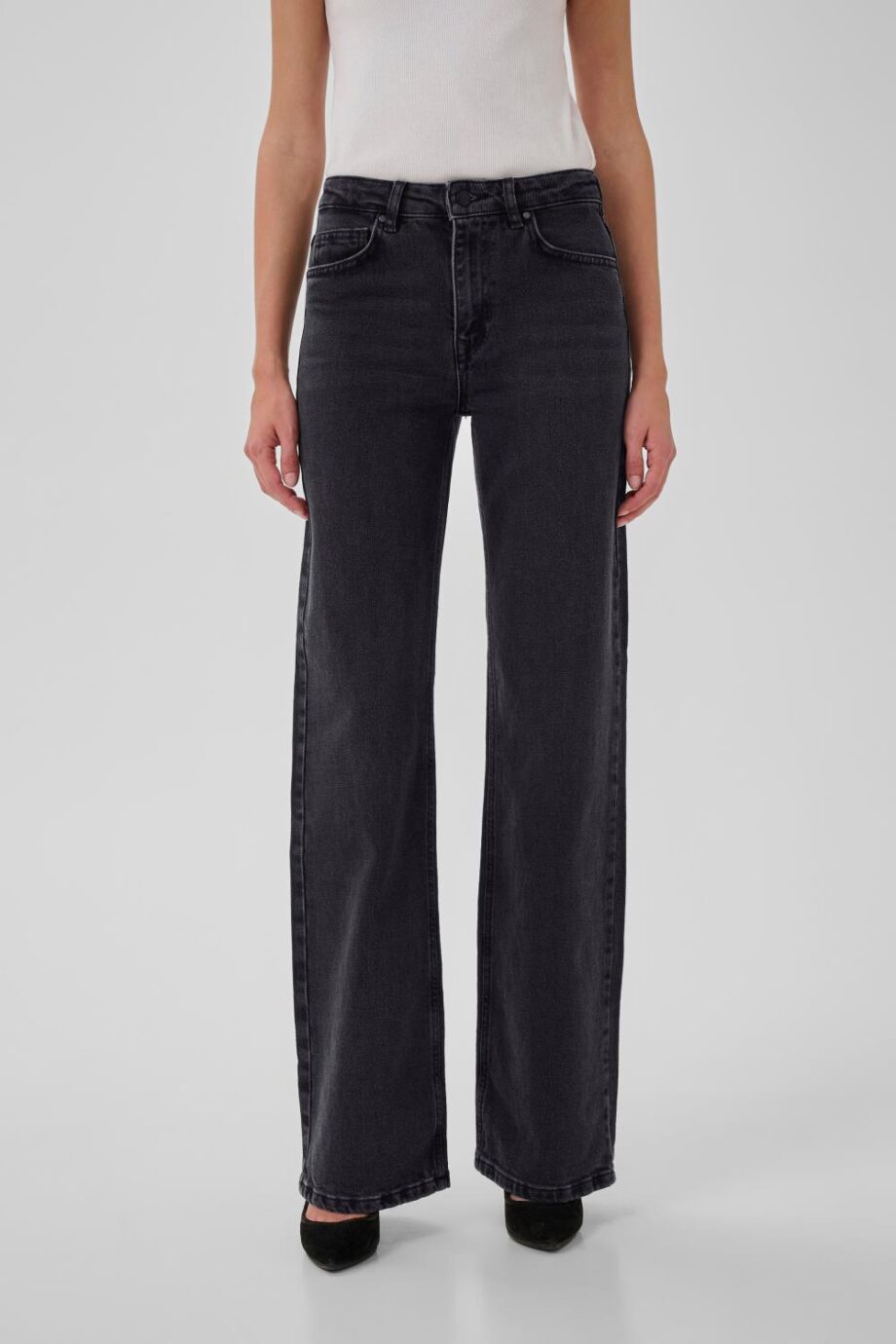 My Essential Wardrobe The Louis High Wide Black 30