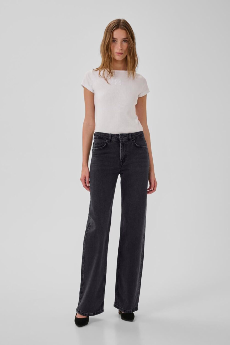 My Essential Wardrobe The Louis High Wide Black 30