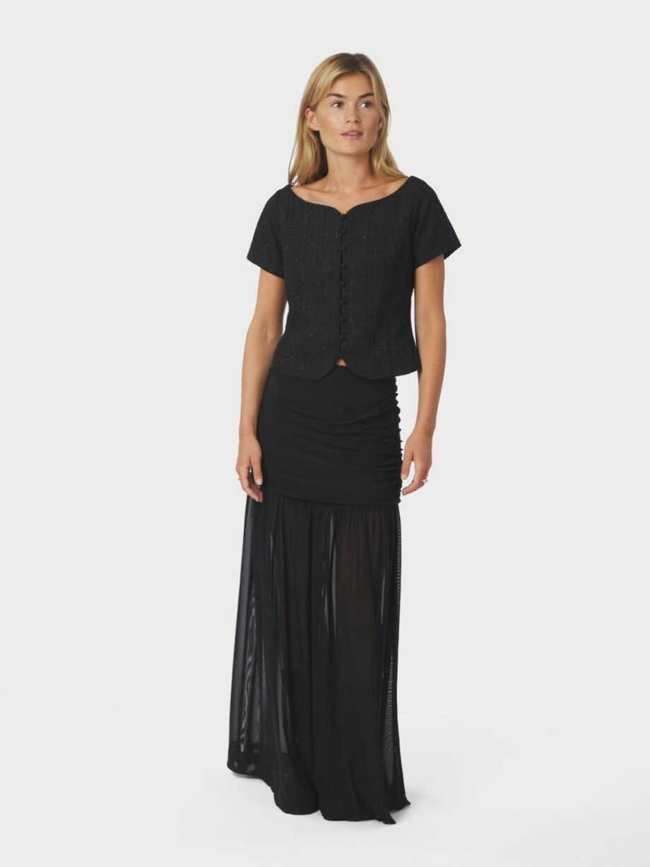 Neo Noir Mori Layered Skirt
