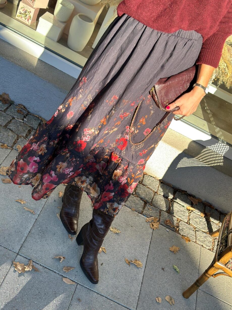 YAS Romantica Long Skirt